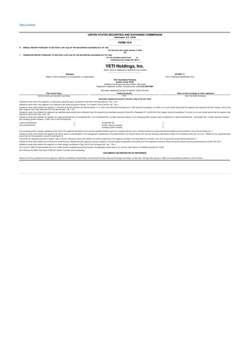 Thumbnail YETI Holdings
 10-K Annual Report 2025