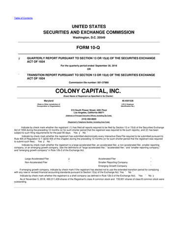 Thumbnail DigitalBridge Group 10-Q Quarterly Report FY2018 