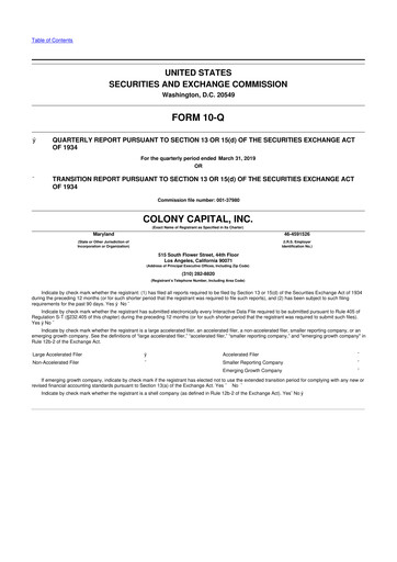 Thumbnail DigitalBridge Group 10-Q Quarterly Report FY2019 
