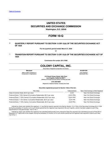 Thumbnail DigitalBridge Group 10-Q Quarterly Report FY2020 