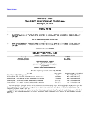 Thumbnail DigitalBridge Group 10-Q Quarterly Report FY2020 