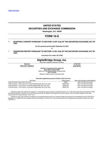 Thumbnail DigitalBridge Group 10-Q Quarterly Report FY2024 