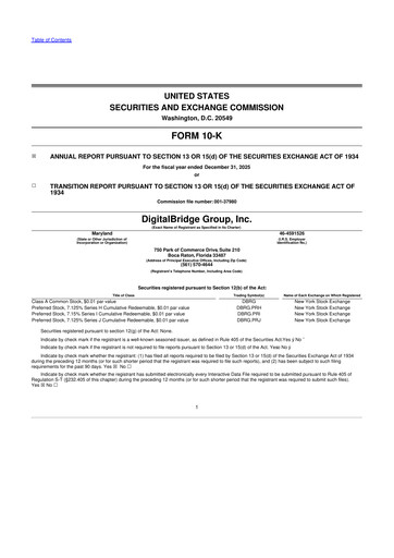 Thumbnail DigitalBridge Group 10-K Annual Report 2025
