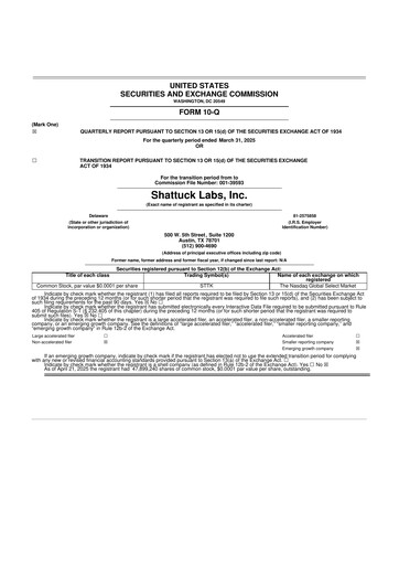 Thumbnail Shattuck Labs 10-Q Quarterly Report FY2025 