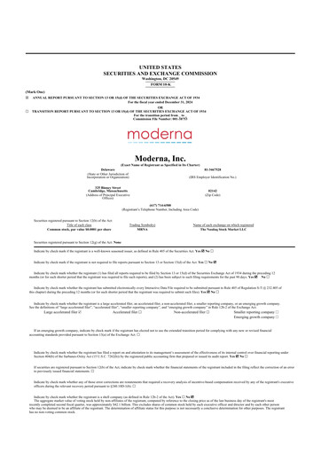 Thumbnail Moderna
 10-K Annual Report 2024