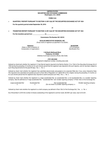 Thumbnail Sonoma Pharmaceuticals 10-Q Quarterly Report FY2017 
