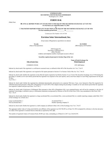 Thumbnail Beam Global 10-K Annual Report 2016