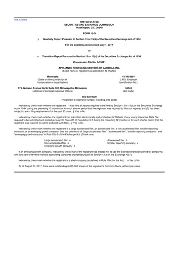 Vorschaubild ALT5 Sigma 10-Q Quartalsbericht 2017 