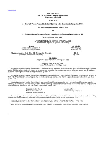Vorschaubild ALT5 Sigma 10-Q Quartalsbericht 2018 