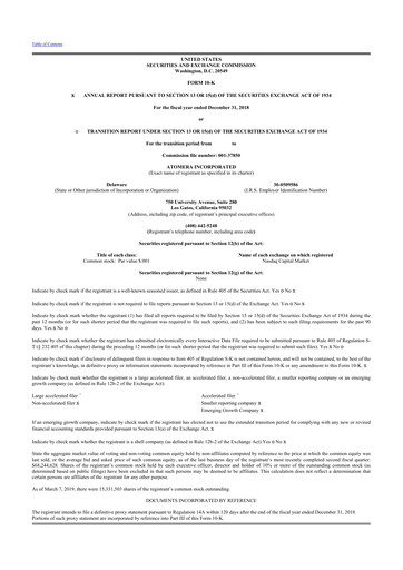 Thumbnail Atomera 10-K Annual Report 2018