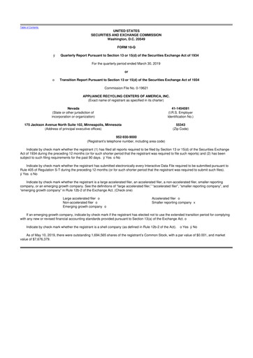 Vorschaubild ALT5 Sigma 10-Q Quartalsbericht 2019 
