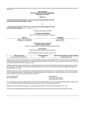 Thumbnail Atomera 10-Q Quarterly Report FY2020 