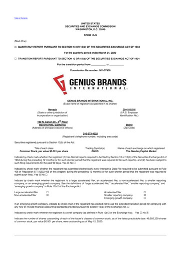 Vorschaubild Kartoon Studios 10-Q Quartalsbericht 2020 