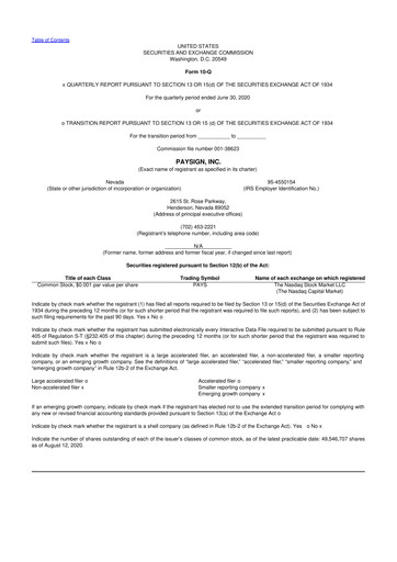 Thumbnail Paysign 10-Q Quarterly Report FY2020 