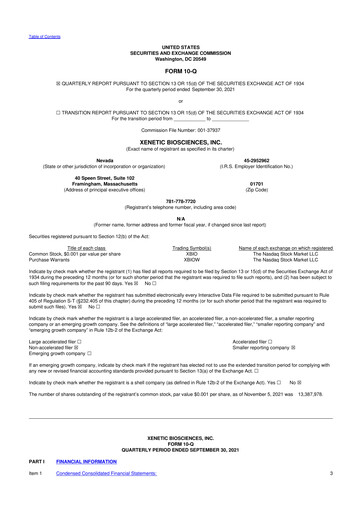 Thumbnail Xenetic Biosciences 10-Q Quarterly Report FY2021 