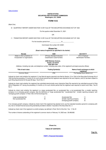 Thumbnail iPower 10-Q Quarterly Report FY2022 