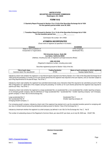 Thumbnail Atomera 10-Q Quarterly Report FY2022 