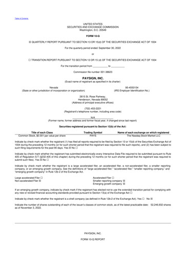 Thumbnail Paysign 10-Q Quarterly Report FY2022 