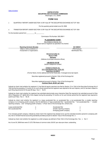 Miniature CS Diagnostics 10-Q Rapport trimestriel  