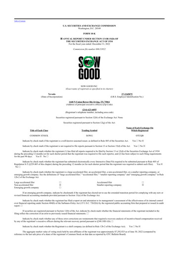 Thumbnail Sow Good 10-K Annual Report 2022