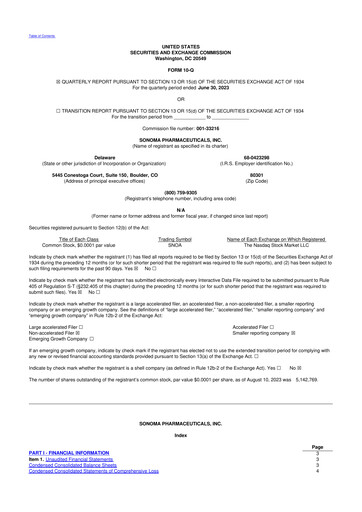 Thumbnail Sonoma Pharmaceuticals 10-Q Quarterly Report FY2024 