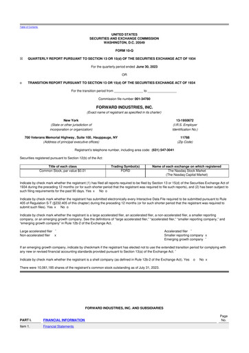 Vorschaubild Forward Industries 10-Q Quartalsbericht 2023 