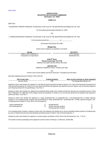 Thumbnail iPower 10-Q Quarterly Report FY2024 