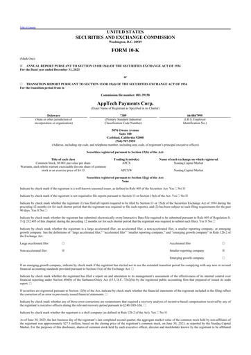 Vorschaubild AppTech Payments 10-K Jahresbericht 2023