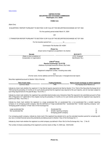 Thumbnail iPower 10-Q Quarterly Report FY2024 