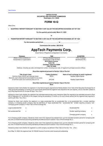 Thumbnail AppTech Payments 10-Q Quarterly Report FY2024 