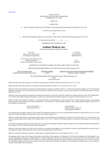 Thumbnail Aethlon Medical
 10-K Annual Report 2024