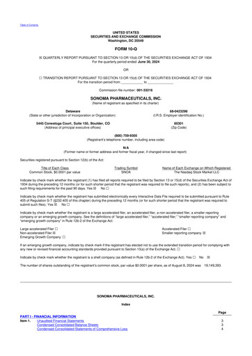 Thumbnail Sonoma Pharmaceuticals 10-Q Quarterly Report FY2025 