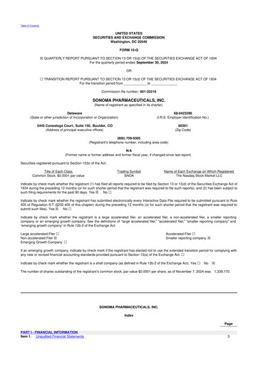 Thumbnail Sonoma Pharmaceuticals 10-Q Quarterly Report FY2025 