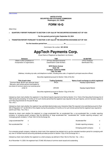 Thumbnail AppTech Payments 10-Q Quarterly Report FY2024 