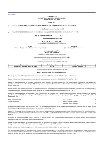 Thumbnail Kartoon Studios 10-K Annual Report 2024