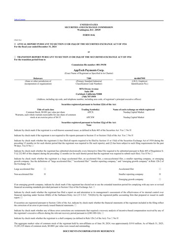 Vorschaubild AppTech Payments 10-K Jahresbericht 2024