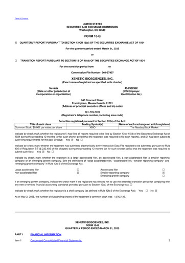 Thumbnail Xenetic Biosciences 10-Q Quarterly Report FY2025 