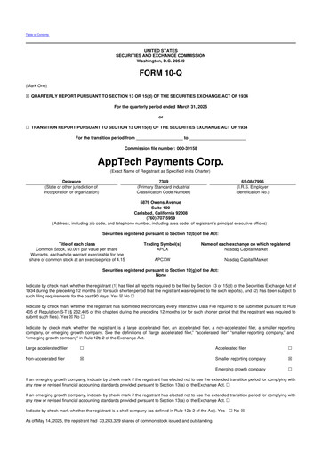 Thumbnail AppTech Payments 10-Q Quarterly Report FY2025 