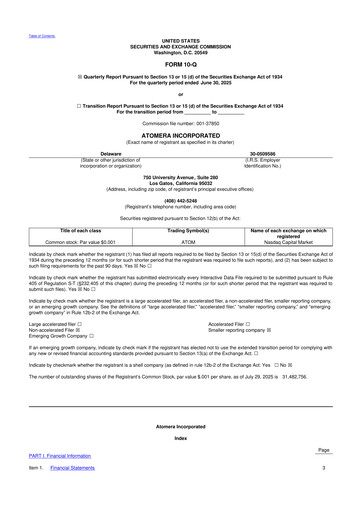 Thumbnail Atomera 10-Q Quarterly Report FY2025 