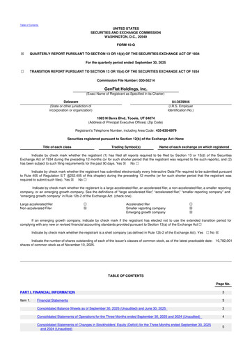 Thumbnail GenFlat Holdings 10-Q Quarterly Report FY2026 