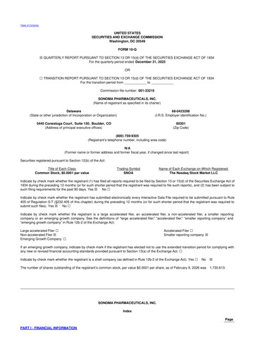 Thumbnail Sonoma Pharmaceuticals 10-Q Quarterly Report FY2026 