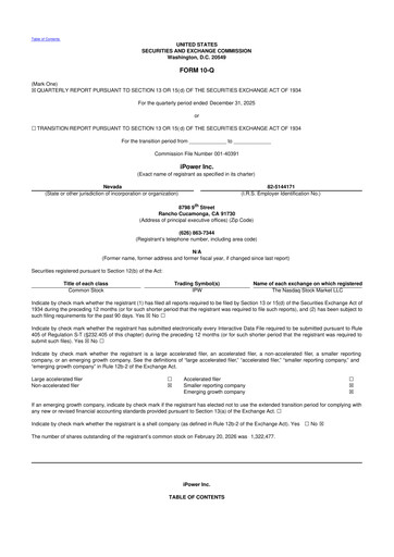 Thumbnail iPower 10-Q Quarterly Report FY2026 