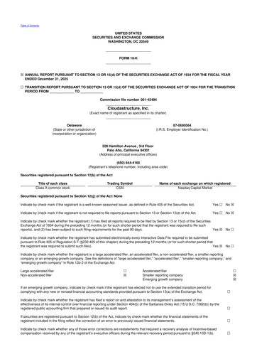 Vorschaubild Cloudastructure 10-K Jahresbericht 2025