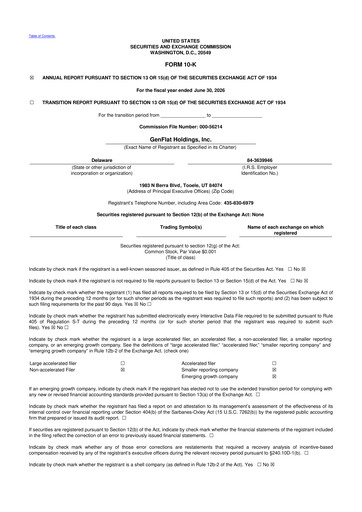 Thumbnail GenFlat Holdings 10-K Annual Report 2026