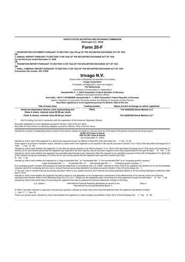 Thumbnail trivago 20-F Annual Report 2020