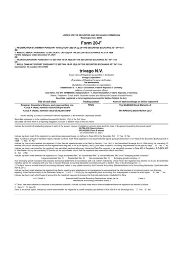 Thumbnail trivago 20-F Annual Report 2021