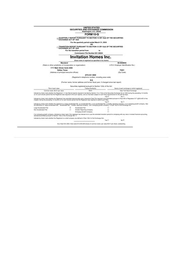 Thumbnail Invitation Homes
 10-Q Quarterly Report FY2024 