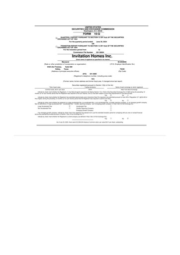 Thumbnail Invitation Homes
 10-Q Quarterly Report FY2024 