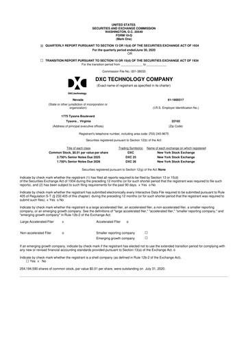 Thumbnail DXC Technology
 10-Q Quarterly Report FY2021 