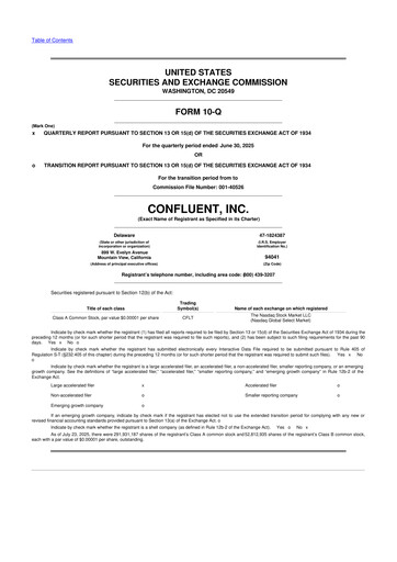 Thumbnail Confluent 10-Q Quarterly Report FY2025 